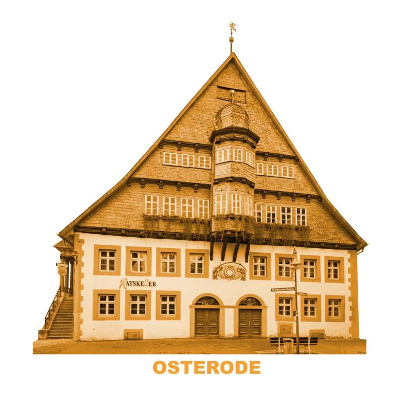 Hôtel de ville d’Osterode, Harz, Göttingen, Basse-Saxe