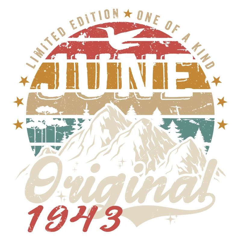 Juni 1943 Geburtstag Juni 1943 Geschenk Juni 1943