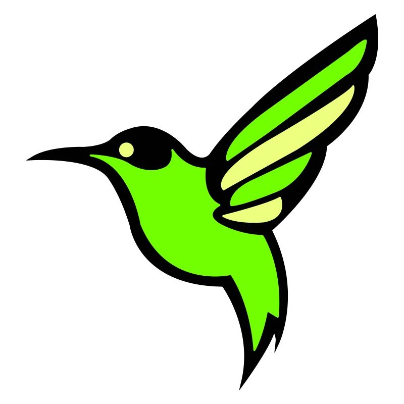 kolibri vogel silhouette