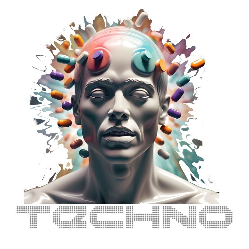 Techno Drogen Geschenk Geschenkidee