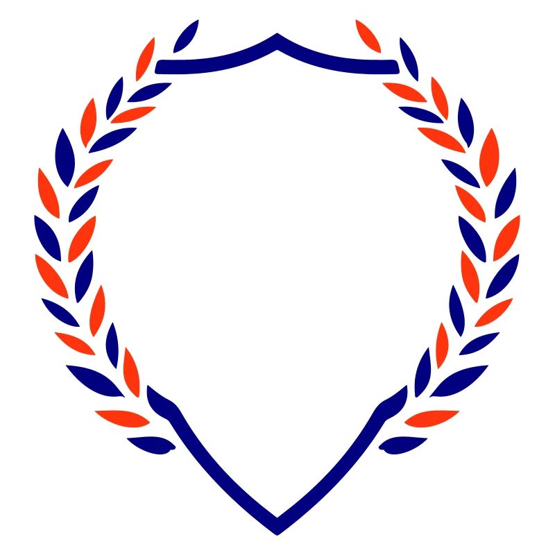 Schild Kranz Symbol Wappen