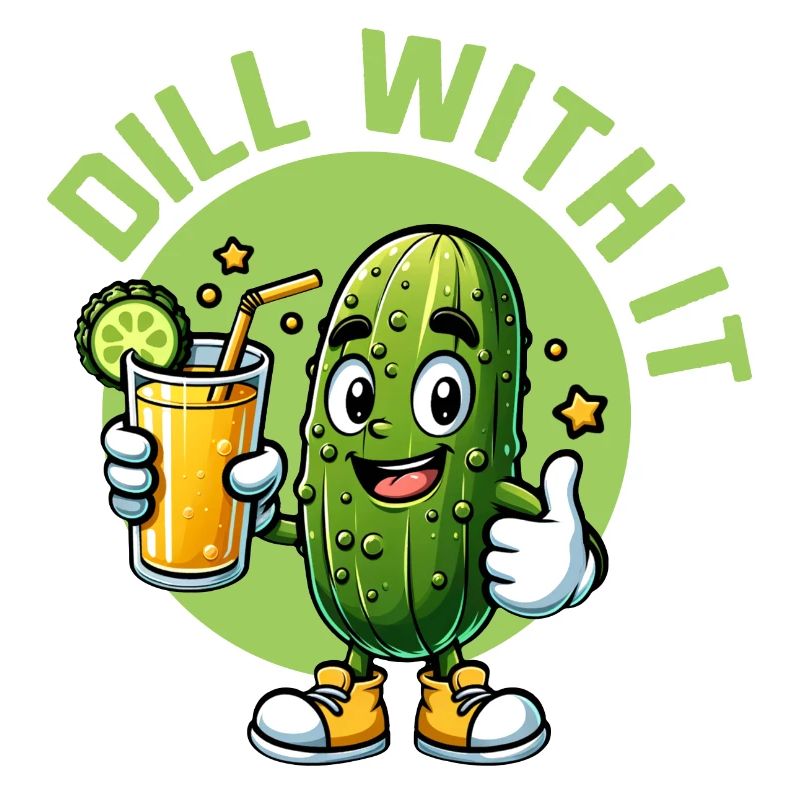 Aneth avec son cornichon Concombre végétalien