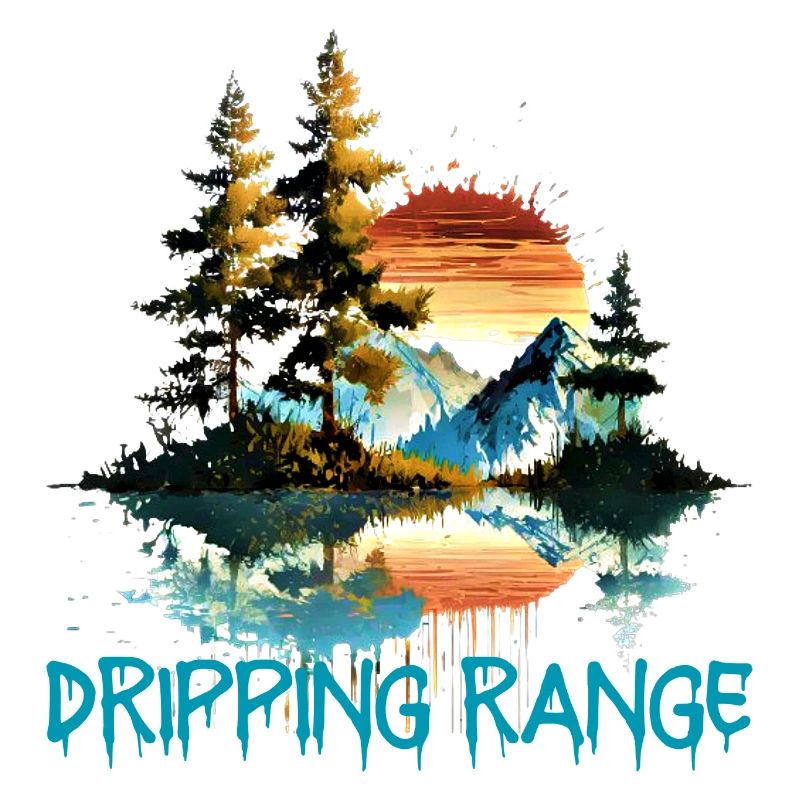 DRIPPING RANGE Dripping Horizon Mountain Tee