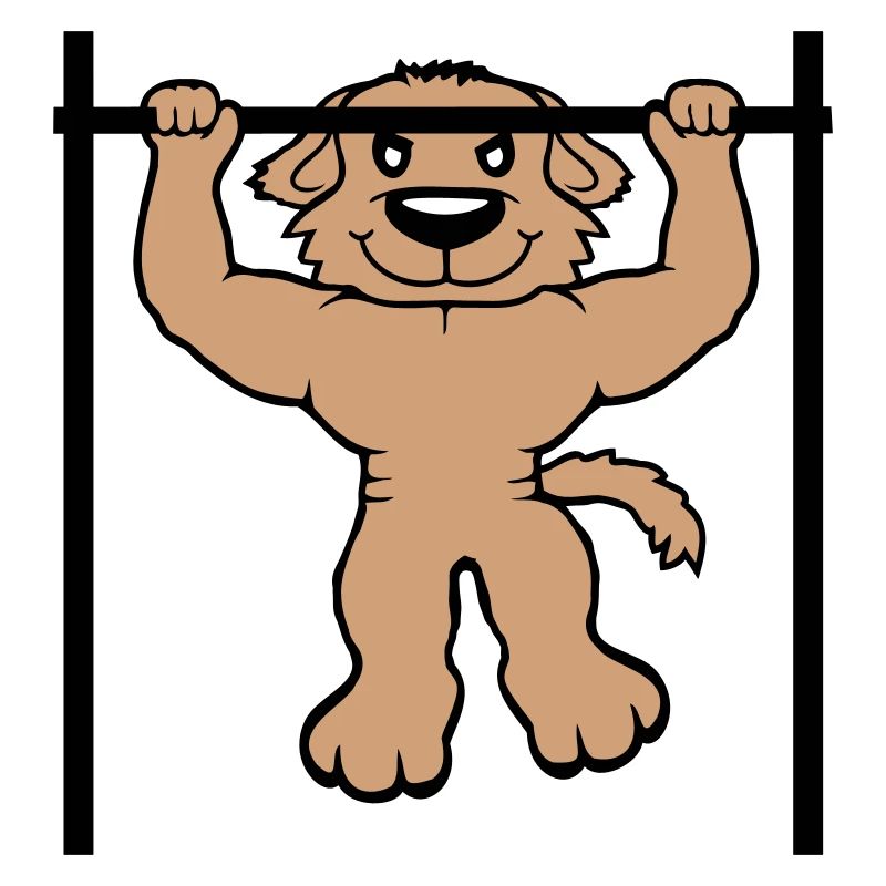 Dog Pull-ups Bar Muscles Gym Pull-Up Bar