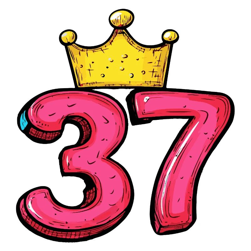 37 Zahl Krone
