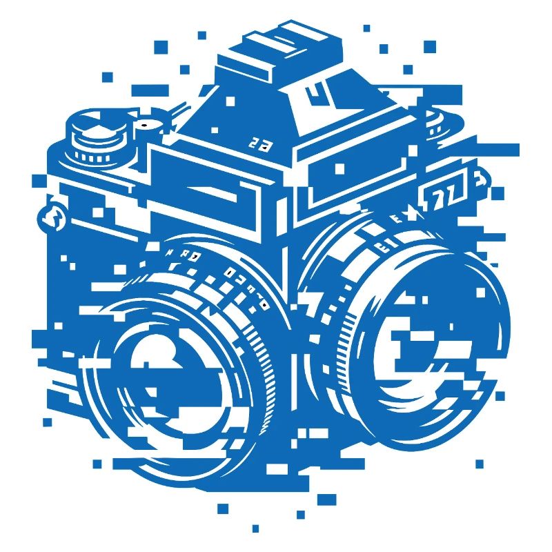 Binary Glitch Camera - Retro Digital Photography A