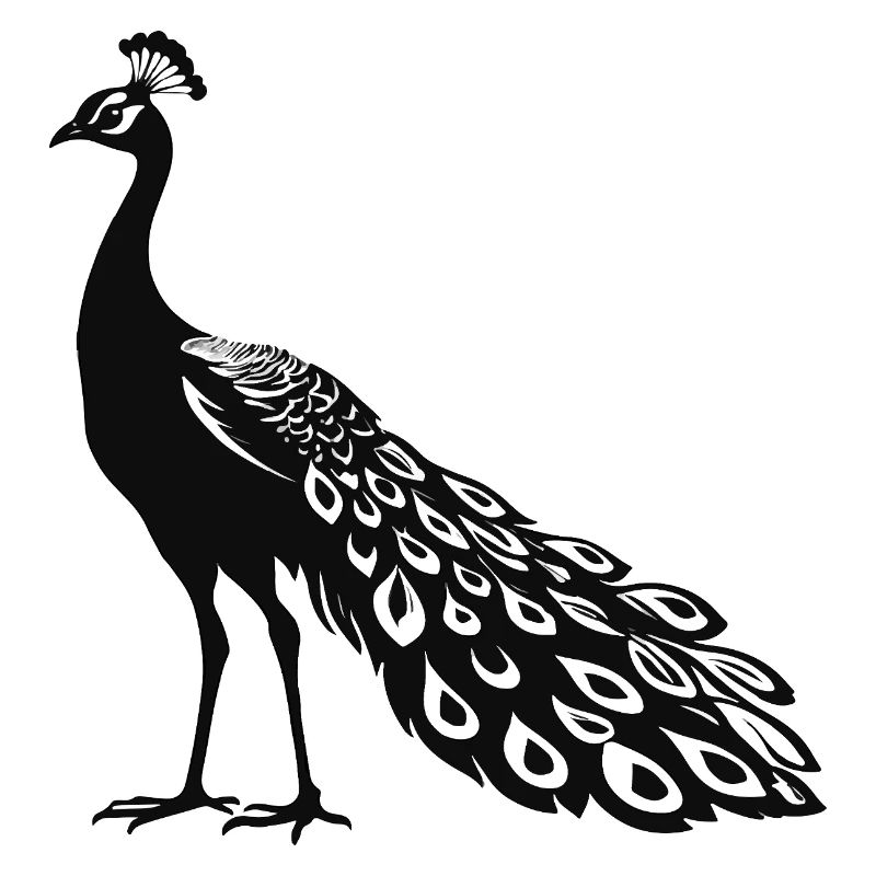 Peacock - Bird Sticker