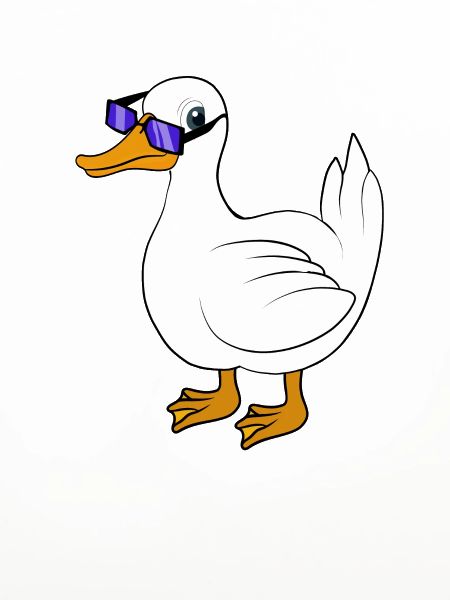 Ente cool Spruch