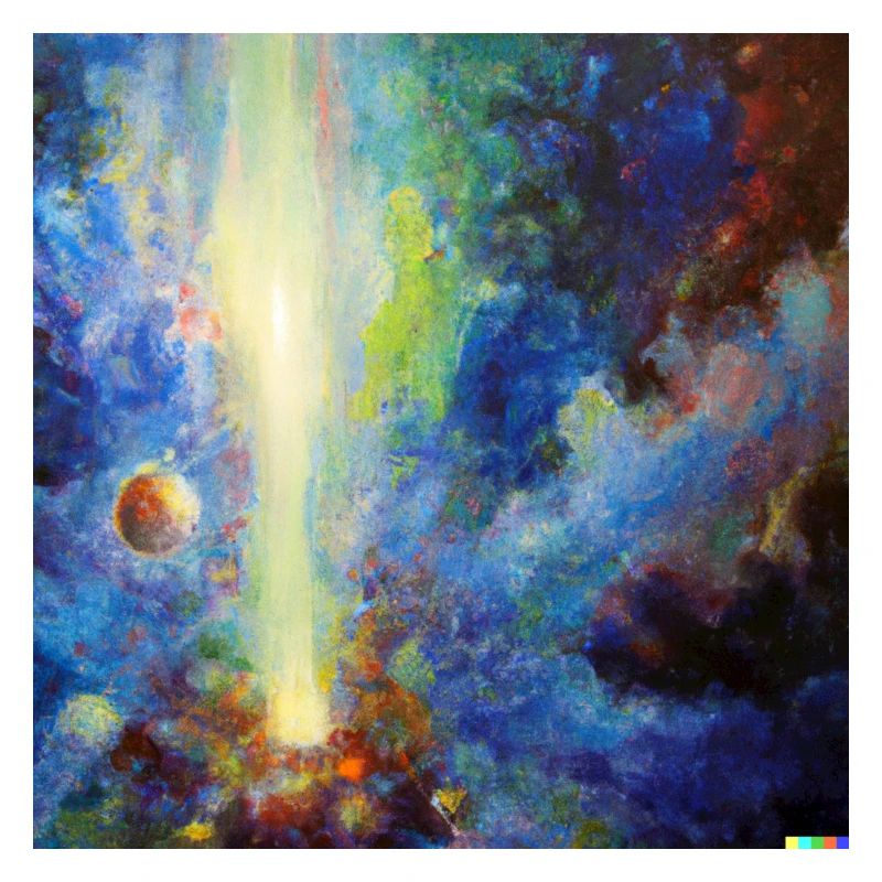 Trou blanc dans l’espace