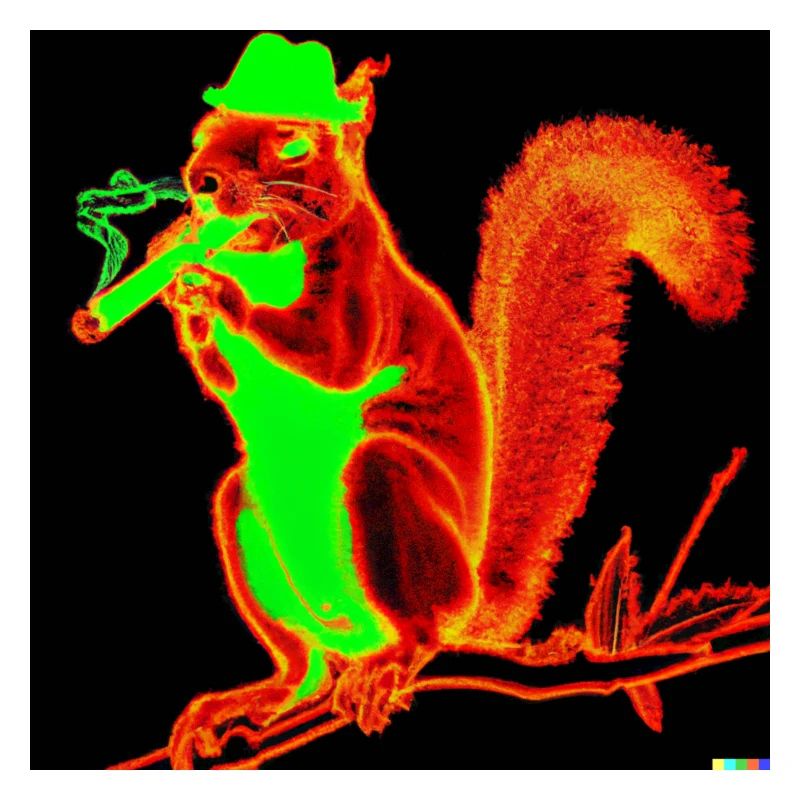 Neon Eichhörnchen 2