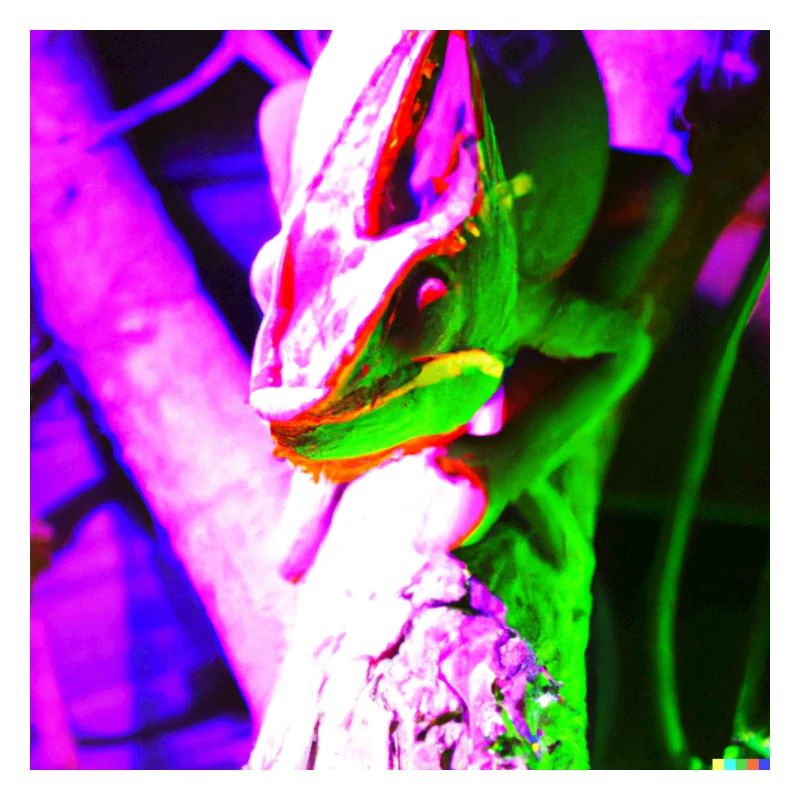 Neon Frosch 2