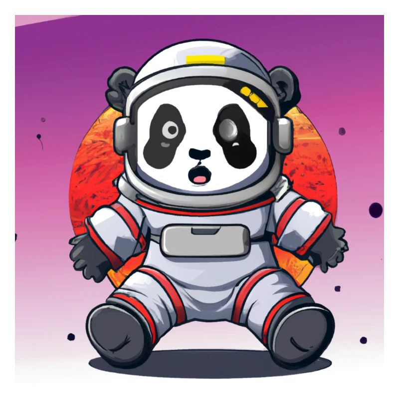 Panda Astronaut