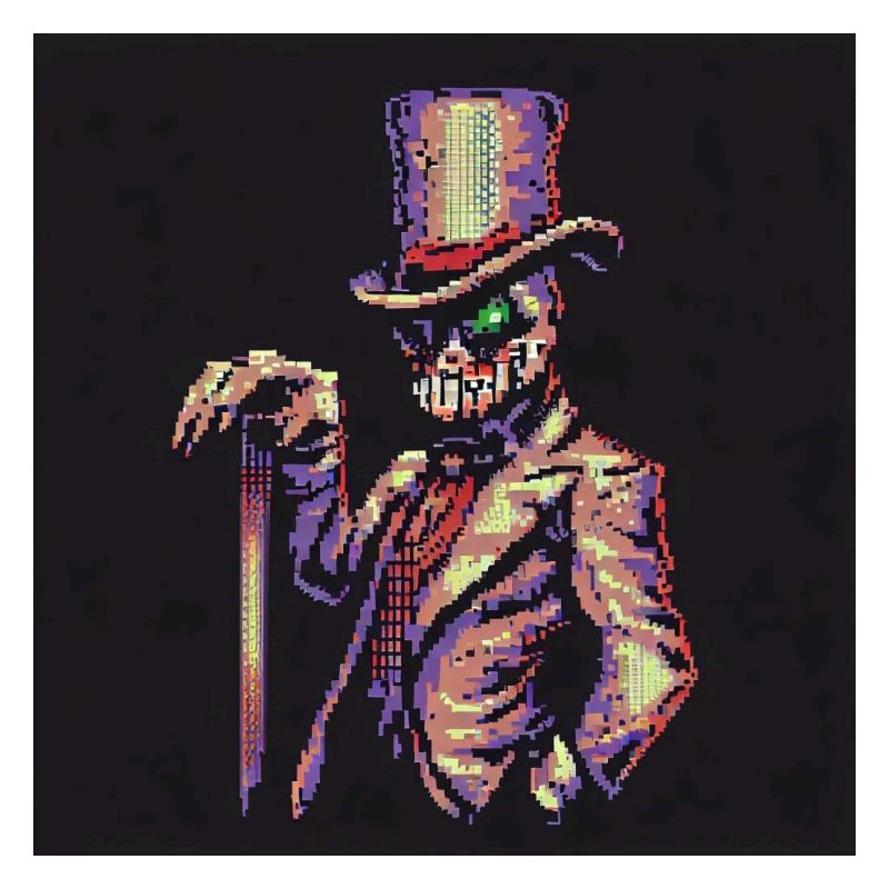 Alien in a suit [pixel art]
