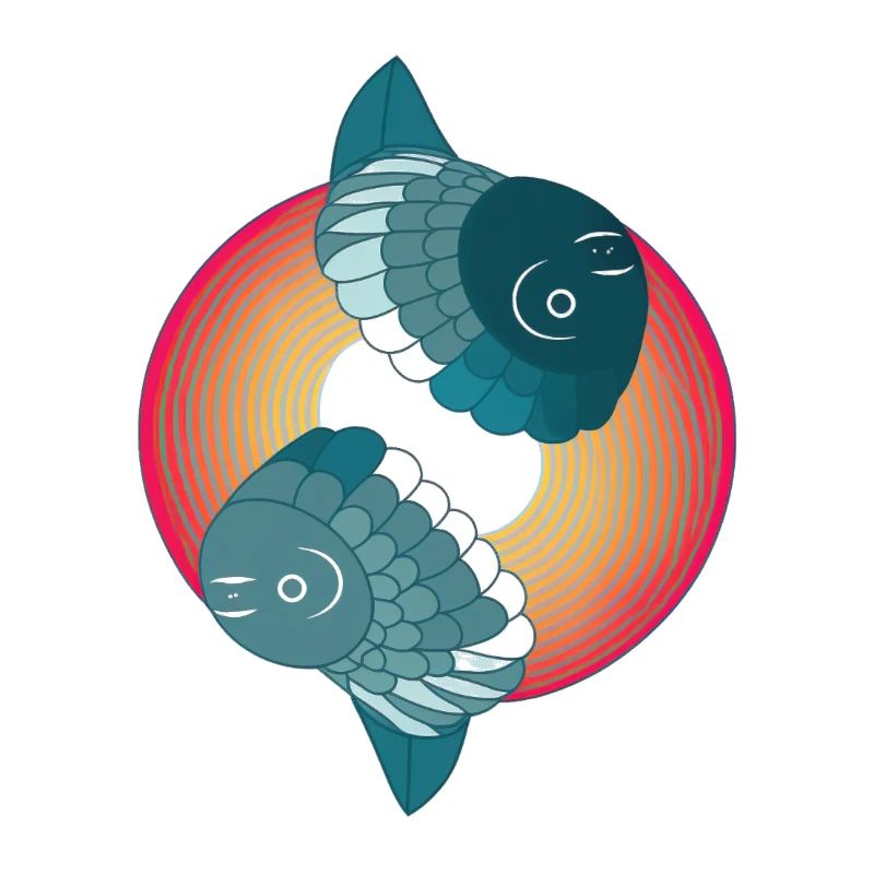 Abstrakter Fisch