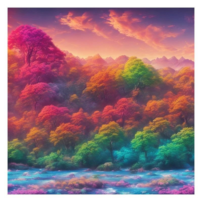 A technicolor dreamscape