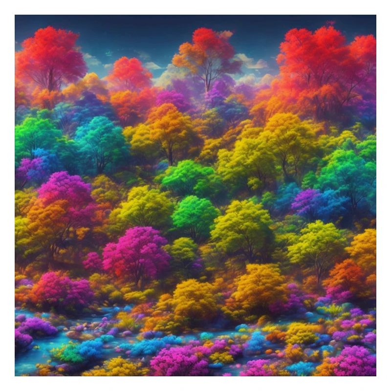 A technicolor dreamscape