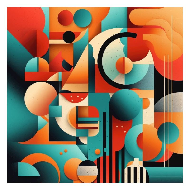 Abstrakte Kunstform