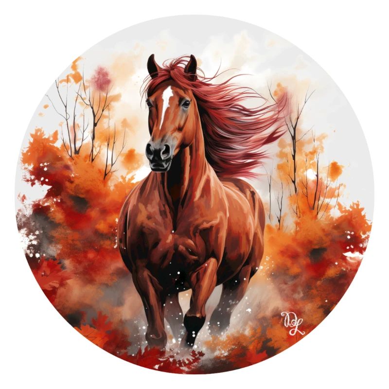 Fuchsfarbenes Pferd 💖