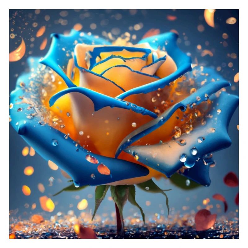 Bunte Blume
