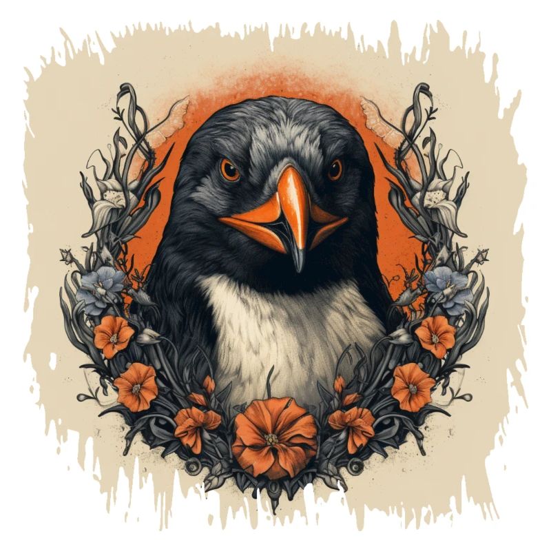 Pingouin dansant présente déclaration Cool