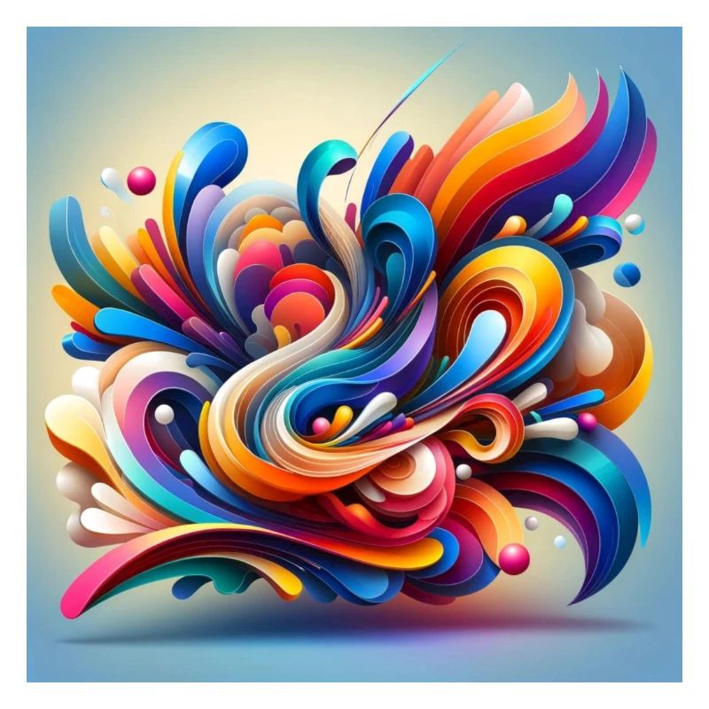 Flux de couleurs de l’abstraction