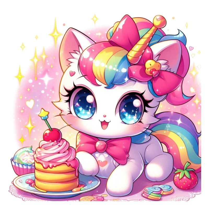 Einhorn-Katze
