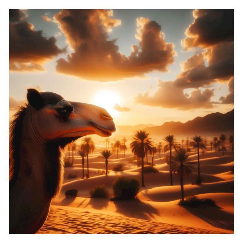 Kamel in der Wüste A2