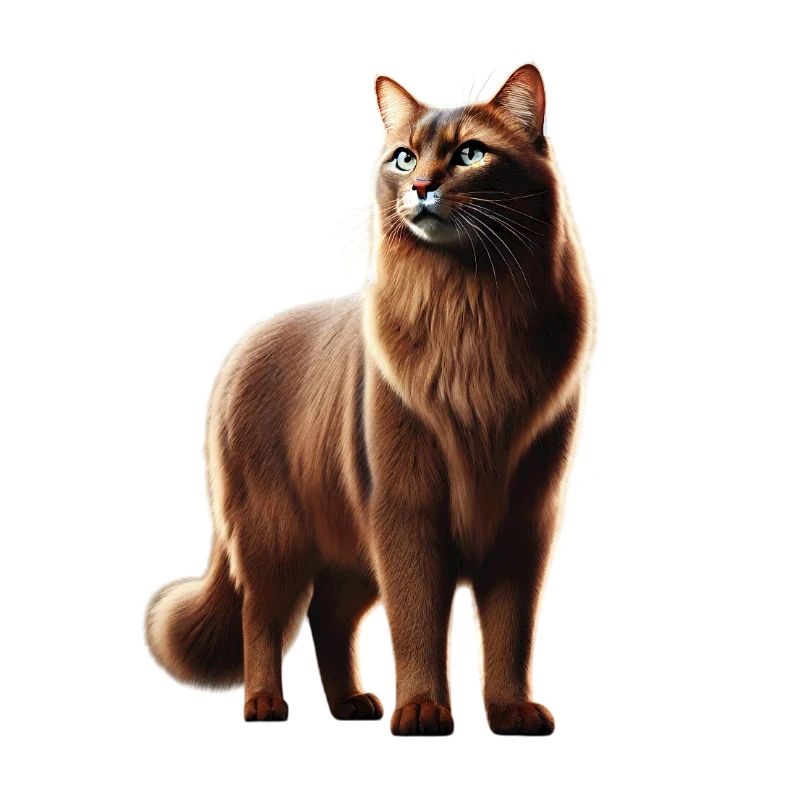 Katze Braun