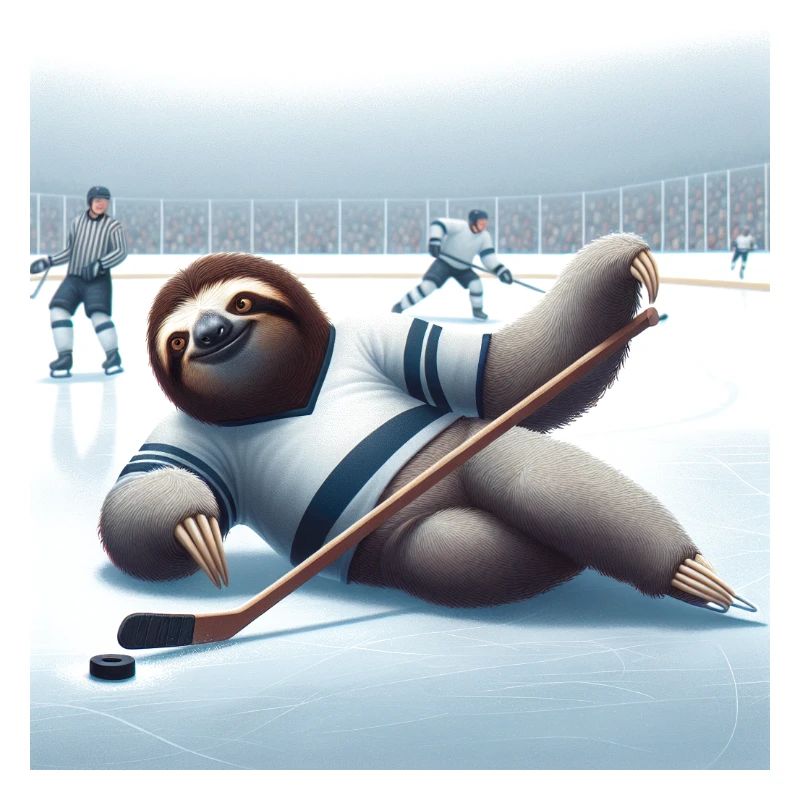 Sloth Wanderer Eishockey