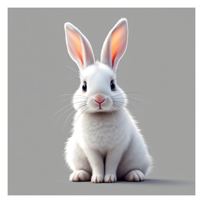 Easter rabbit white