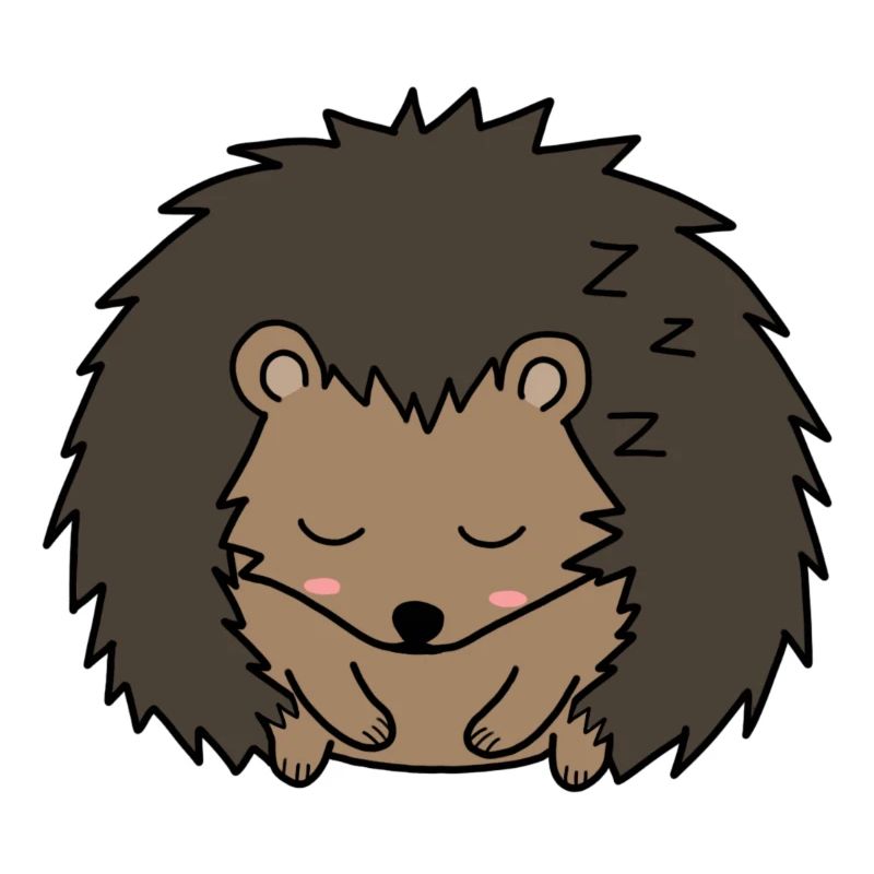 Schlafender Igel