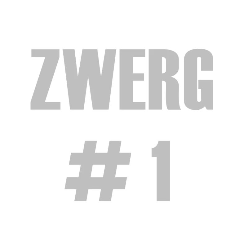 Zwerg # 1 grau