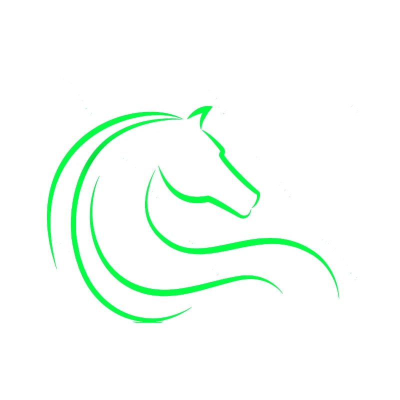 Rennpferd - Tier - Pferd - Logo