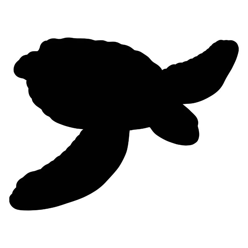 Water turtle outline
