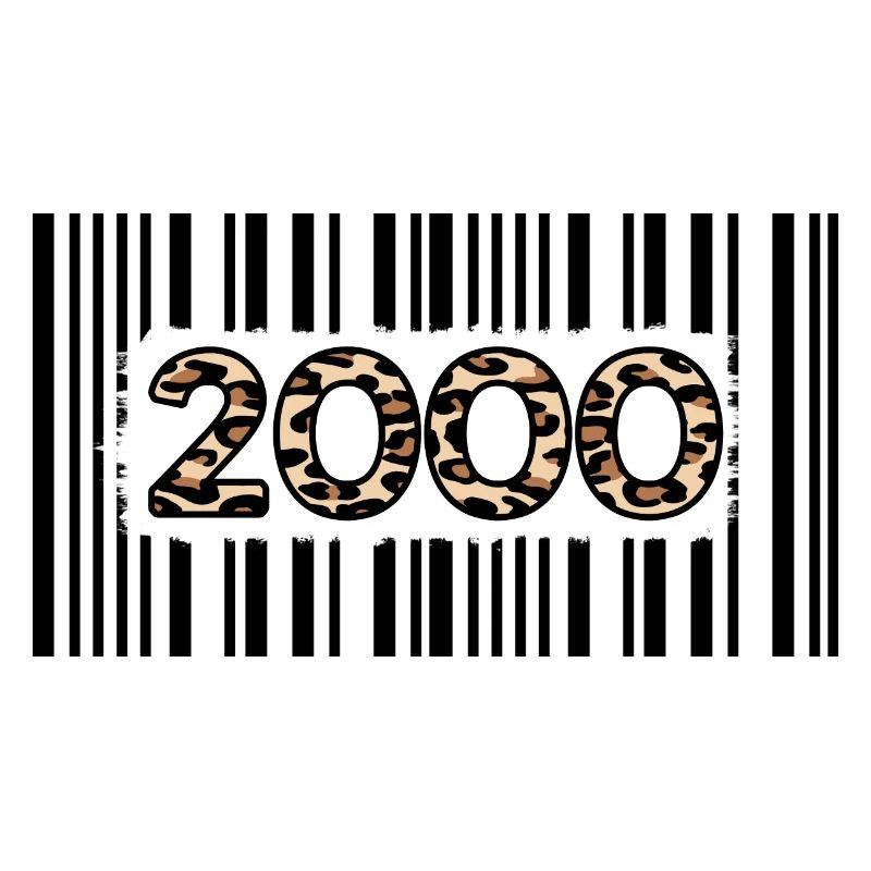 2000 Anniversaire 22 ans anniversaire Barcode Leopard