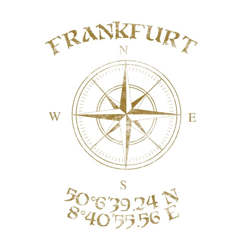Compass GPS coordinates Frankfurt