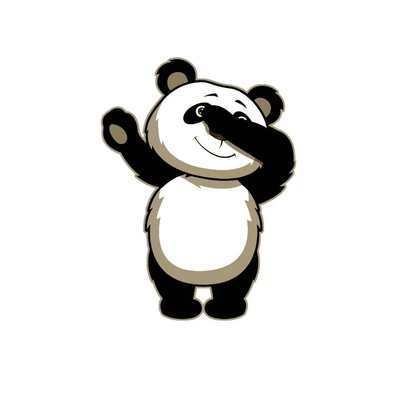 Panda Dab lustig