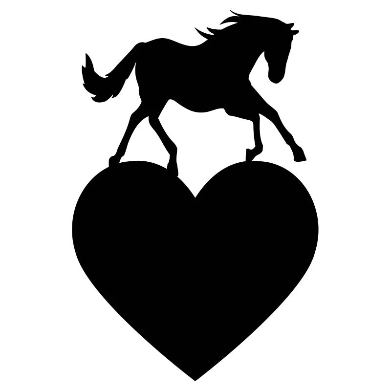 Cheval avec coeur