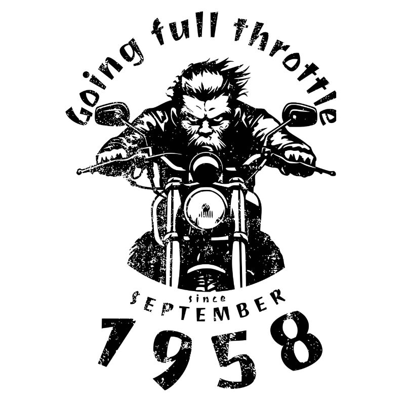 66. Birthday Going full throttle since 09/1958