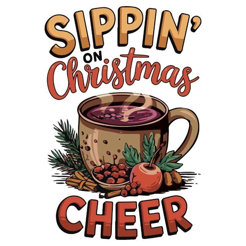 Sippin’ on Christmas Mug Design