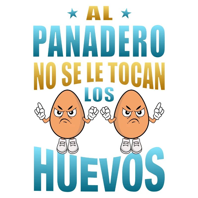 The baker does not touch his eggs