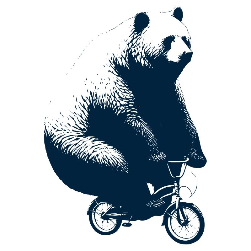Bär fährt Rad