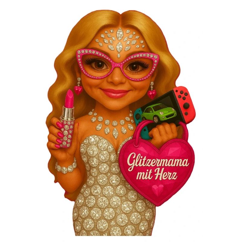 GlitzerMama mit Herz
