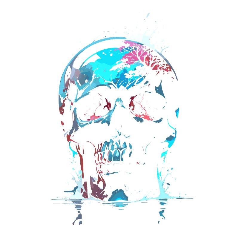 Skull - Reflected Mortality - Nature's Requiem