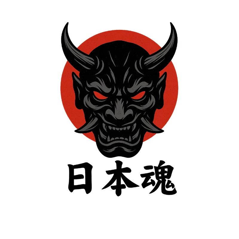Samurai Oni Maske – Japanischer Geist