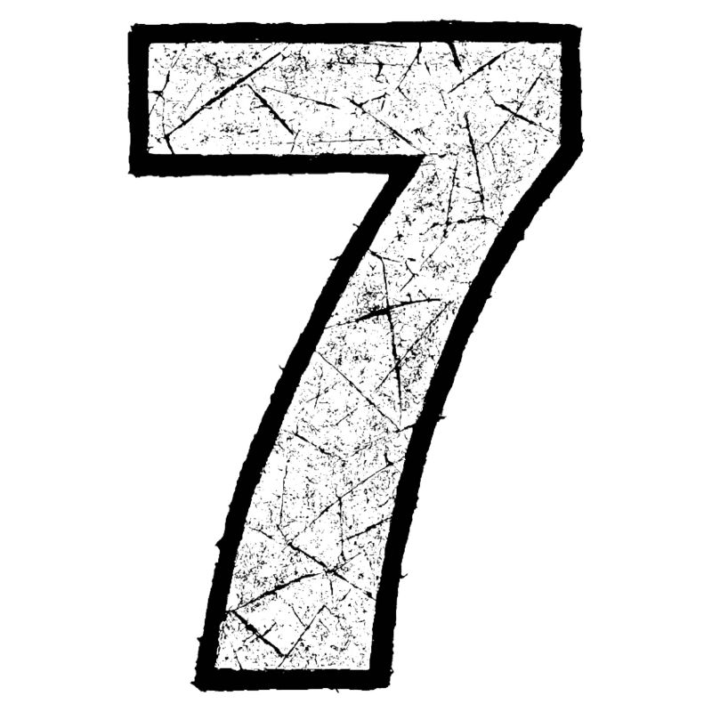 Cracked Seven Digit Pattern