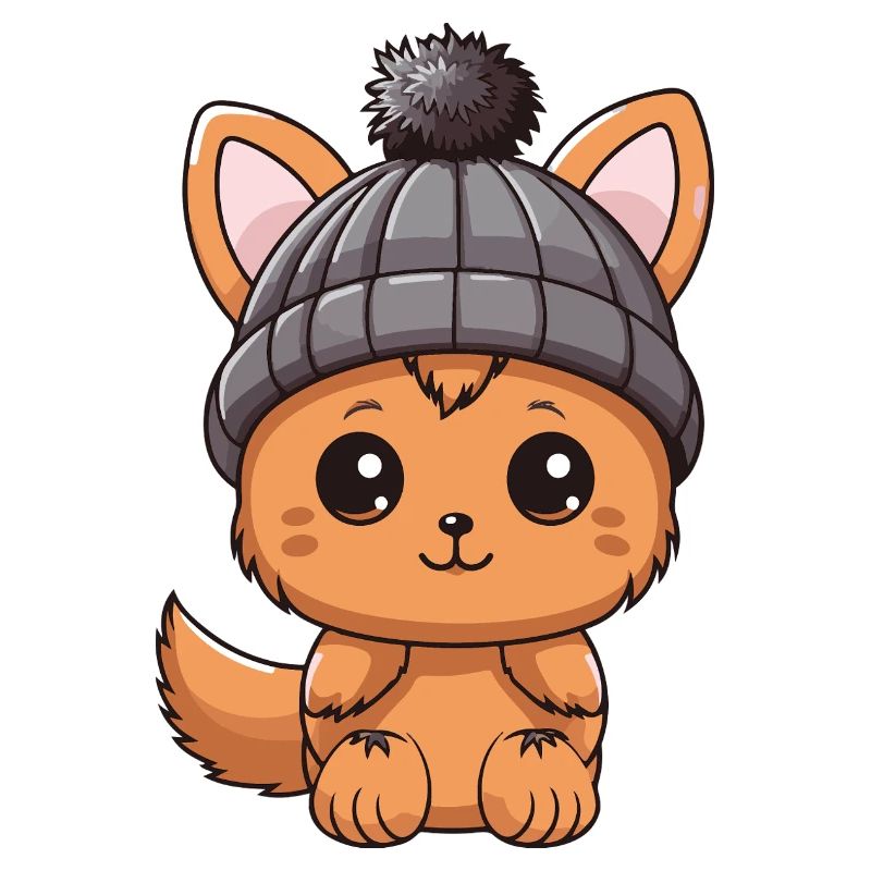 Eichhörnchen Winter Tier Baby Comic
