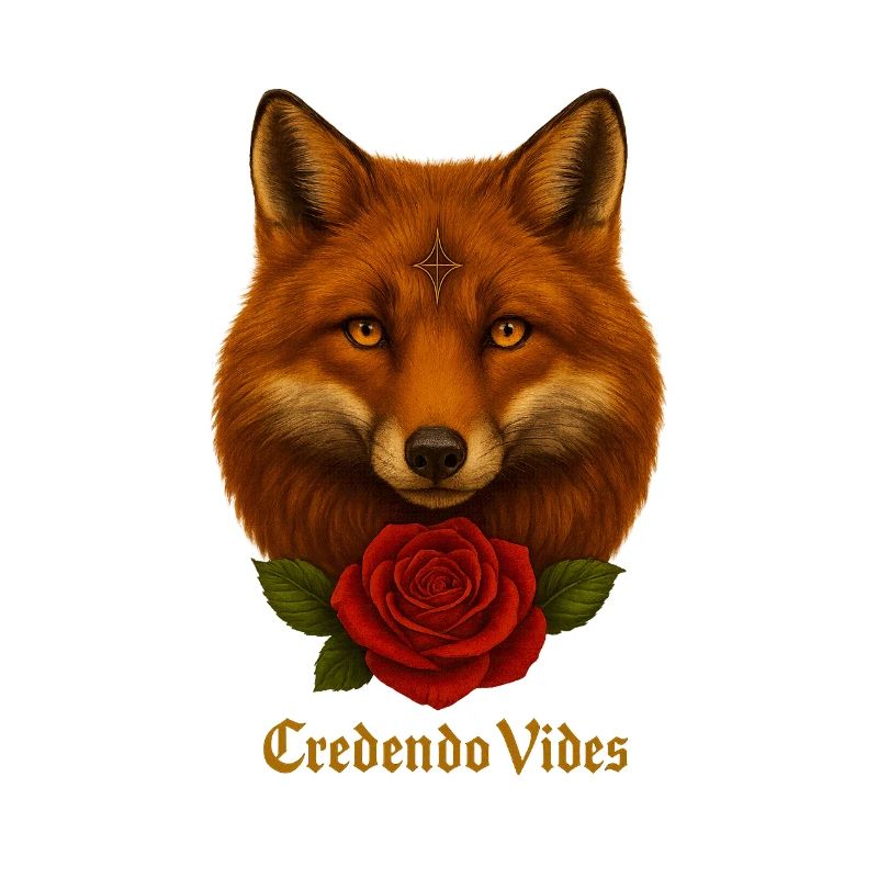 Fuchs mit Rose - Credendo Vides