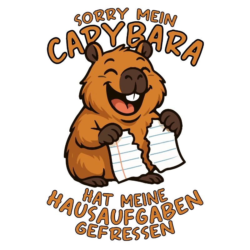Désolé, mon capybara a mes devoirs...