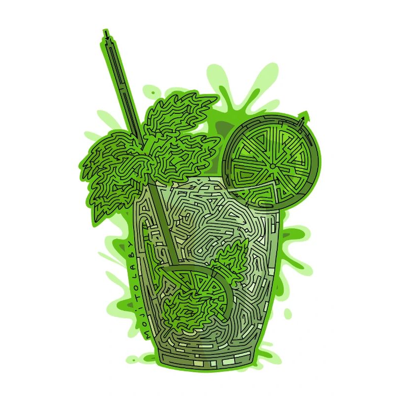 Labyrinthartiger Mojito